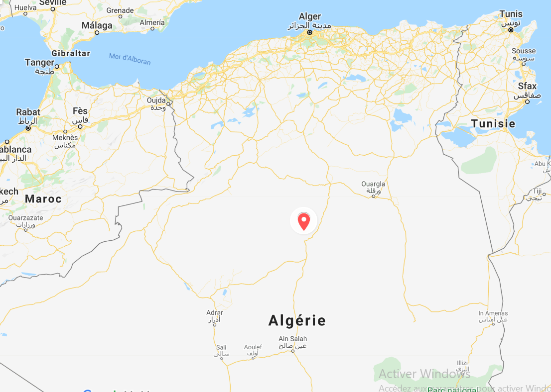 Carte algérie SaraDaniel