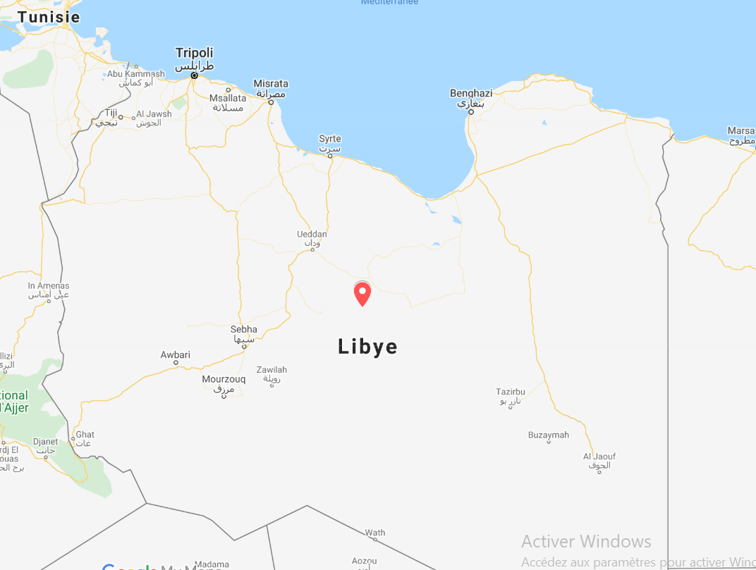 SaraDaniel Carte Libye